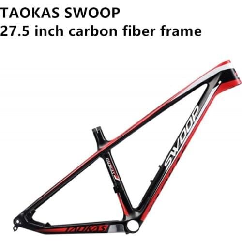 TAOKAS SWOOP 27.5 inch 650B ultralight carbon fiber barrel shaft mountain frame