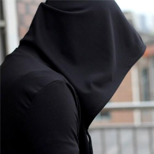 XUANSHOW Hoodies for Men Gothic Style Black Outwear Hip Hop Big Hat Loose Coat Hooded Sweatshirt Plus Size