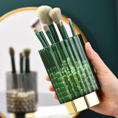 Colorful Cosmetic Make-up Brush Storage Box Table Organizer Make Up Tools Pen Storage Makeup Nail Polish Cosmetic Holder Box