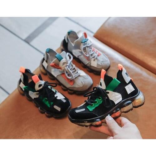 Autumn Baby Girls Boys Casual Shoes Soft Bottom Non-slip Breathable Outdoor Fashion Kids Sneakers Children Sports Shoes SF0021