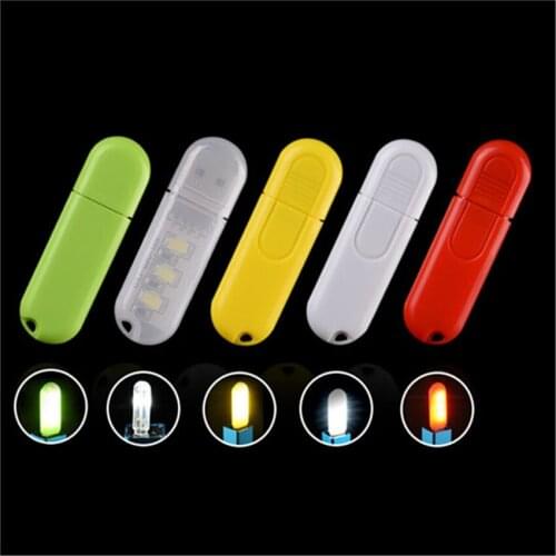 NDTUSMZ Mini USB Led Lamp Bulbs Tubes Night Light DC5V Book Lights Camping Red Yellow White Bulb PC Laptops Notebook Reading