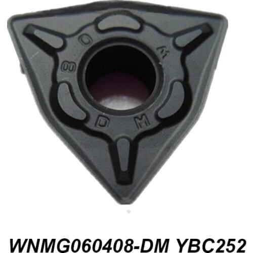 Original WNMG 060408-DM WNMG060408-DM YBC152 YBC251 YBC252 YBM251 External Turning Holder Turning Tool Of CNC Carbide Inserts
