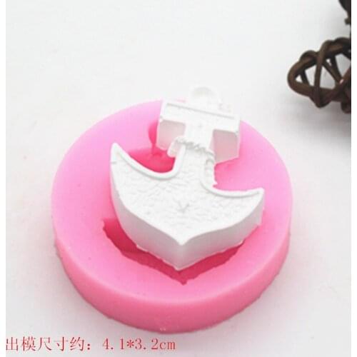 P699 anchor Aromatherapy gypsum mould Chocolate mold cake decoration die