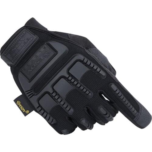 Army Fans Shooting Training Camouflage Tactical Gloves Men Outdoor Cycling Hiking Sports Protective Non-slip Full Finger Gloves