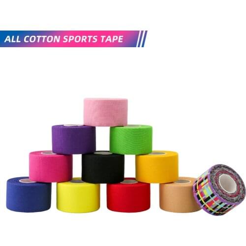 Athletic Tape Roll No Sticky Residue & Easy to Tear for Sports Athletes Crossfit Trainers as First Aid Injury Wrap Fingers Ankle