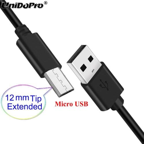 12mm Extra Long Tip Micro USB Cable Extended Connector for AGM X1 Mini / A8 / A8 SE / A8 Mini / A1Q / A7 Rugged Phones