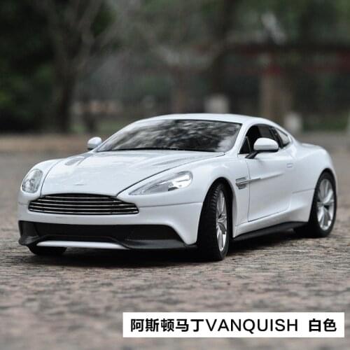 High Quality Children Toys Pull Back Welly Mini Collection Die-cast Car Models 1:24 Aston Martin V12 VANQUISH james bond