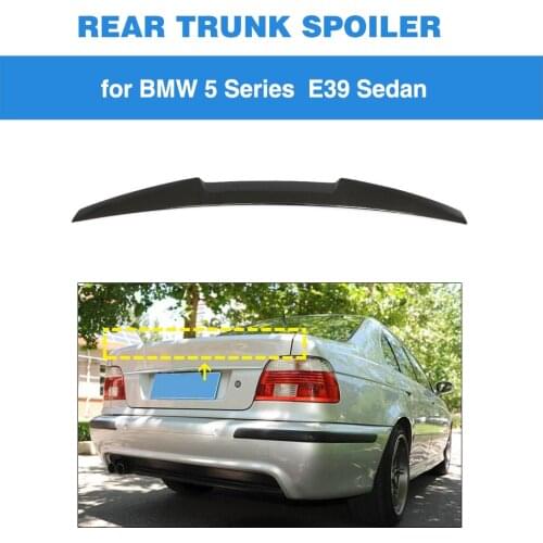 For BMW 5 Series E39 M5 1996 - 2003 Rear Wing Spoiler Boot Lid Carbon Fiber Rear Trunk Spoiler