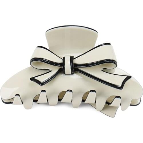 Alexander Cellulose Acetate Hair Claw Cute Bow Hair Clips Classic Color Hair Accessories Nice Gift Hair Pins