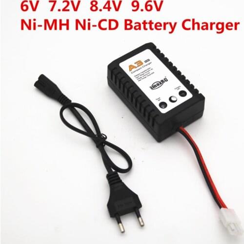 A3 Charger For 6v 7.2v 8.4v 9.6v NiCd NiMH battery with Tamiya Plug Kep-2p L6.2-2P For RC toys Automatic Power-off Intelligence