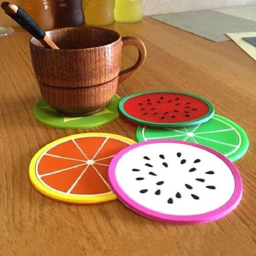 1pc Table Mat Coffee Cup Water Cup Anti-Scalding Coaster Placemat CupDecorative Durable Mat Water Coaster Modern Fashion