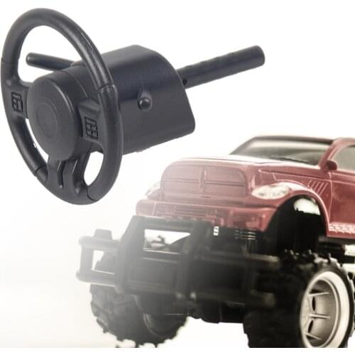 1PCS Plastic RC Car Steering Wheel For 1:10 RC Rock Crawler Axial SCX10 90046 WRAITH RR10 Traxxas TRX4 D90 D110