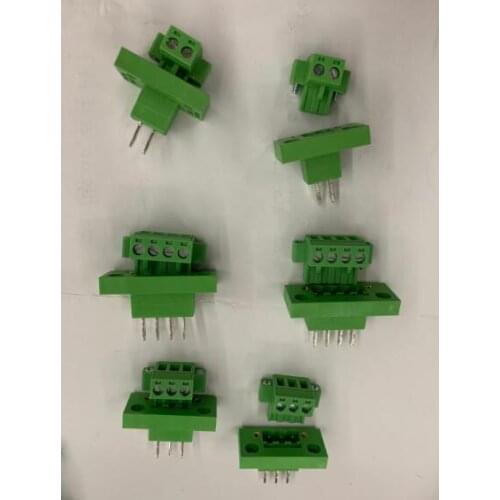 10pairs Wall terminal 2EDGWB-5.08-2P - 10P, pluggable terminal pluggable terminal block 2P3P4P5P6P7P8P10P