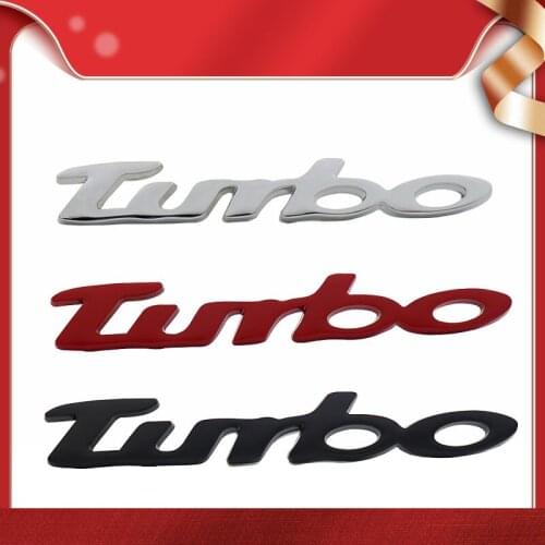 3D TURBO for car Hood Fender trunk Rear Nameplate Decal Emblem Badge Sticker