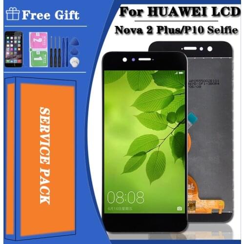 5.5" Original For Huawei Nova 2 Plus LCD Display Touch Screen Digitizer BAC L23 L03 For Huawei Nova2 Plus LX9 L29 L0923 L21 L22