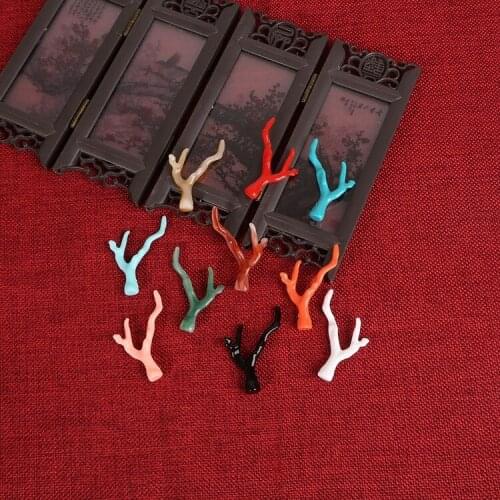 Archaistic Headdress Handmade DIY Hairpin Vintage Hairpin Material Resin Dragon Horn Antlers Ornament Accessories resin