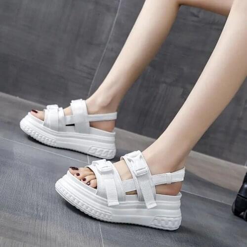 Diamond Platform Wedges Shoes For Women Women Sandals Shoes Women Fabric Rhinestones Crystals Gladiator Sandals For Girl