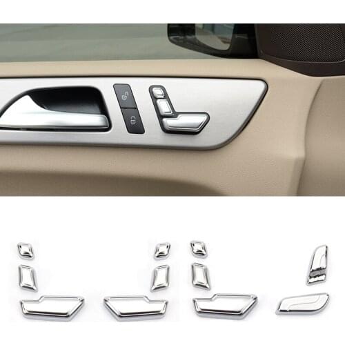 For Mercedes Benz B C E CLS GLK GL ML Class W204 W212 W246 X204 W166 X166 Car Seat Adjustment Switch Seat Lock Button Cover Trim