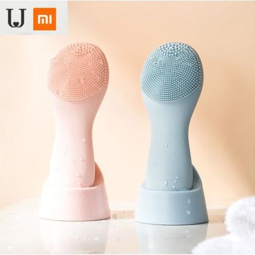 Xiaomi Jordan&Judy Sonic Facial Cleansing Brush Mini Electric Massage Machine Waterproof Silicone Deeply Face Cleansing Tools