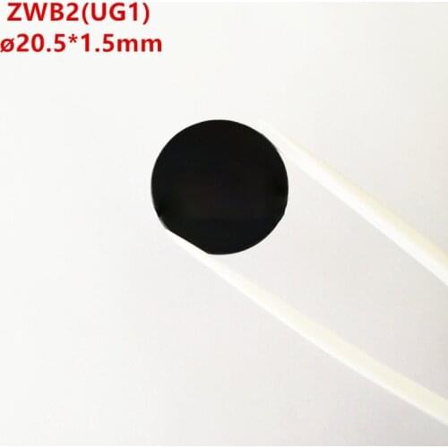 20.5 * 1.5mm 365nm UV Blacklight Lens Filter for Zwb2 UG1 Filter Out Visible Stray Light