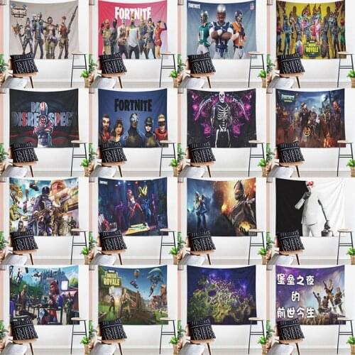 Fortnites Tapestry Large Wall Hanging Cloth Fortress Night Wall Cloth Background Cloth Wall Tapestry Decoration Home Aesthetic
