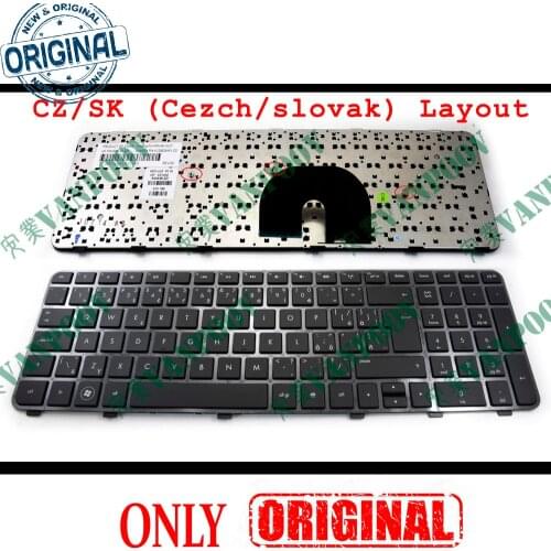CZ/SK Cezch/Slovak Laptop Keyboard for HP Pavilion DV6 DV6-6000 -6100 -6200 -6090 -6B00 with Frame Black 634139-221 640436-221