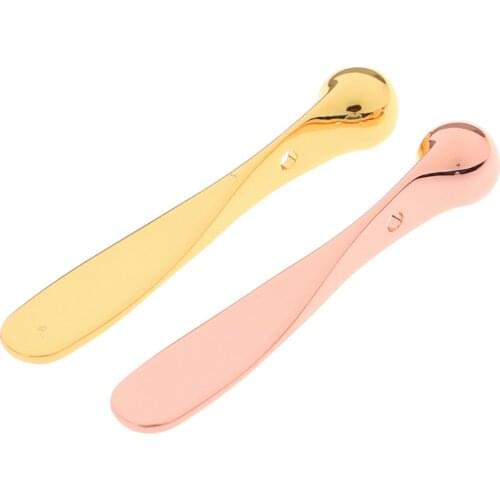 Anti Wrinkle Eye Cream Applicator Mixing Spatulas Preminum Metal Face Mask Spoon Sticks Eye Cream Massage Sticks Beauty Scoop