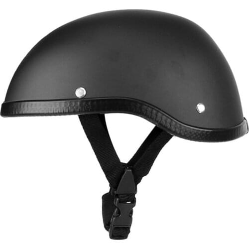 Summer Vintage Motorcycle Riding Half Helmet Open Face Windproof Unisex Simple E7CA