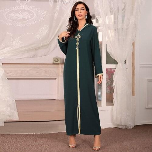 Richkeda Store New 2021 Abaya Dubai Turkey Muslim Fashion Hijab Dress Islam Clothing African Long Dresses For Women Robe De