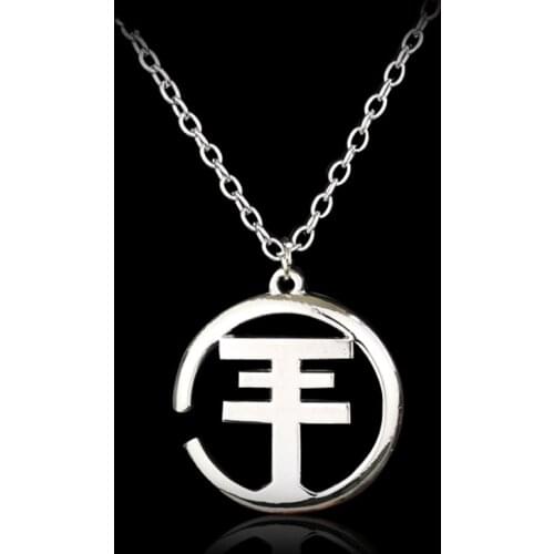 Dongsheng Fashion Vintage Silver Plated Rock Band Tokio Hotel Rock Music Logo Infinity Alien Germany Unisex Pendant Necklace