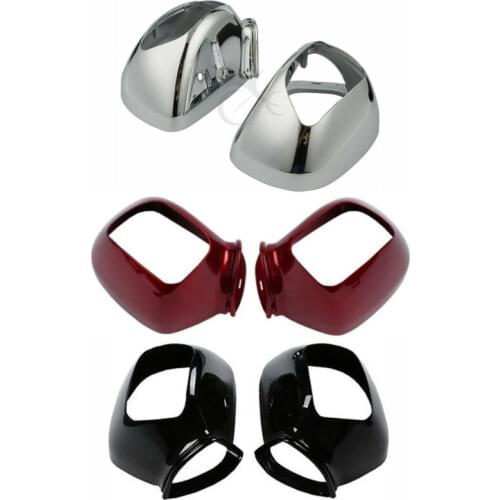 Motorcycle Left Right Side Rear View Mirrors Housing Case Cover For Honda GOLDWING GL1800 2001-2017