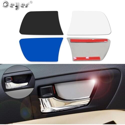 Ceyes 4pcs Auto Door Handle Wrist Bowl Trim Stickers Car Styling Interior Accessories Case For Toyota Camry 2013 2014 2015 2016