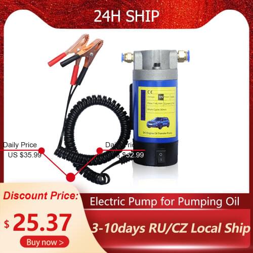 12 V 100W Portable Electric Oil Transfer Extractor Fluid Suction Pump Siphon Tool for Car Motorbike