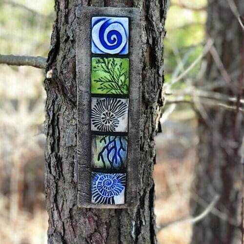 New 2021 Starry Sky Ocean Garden Sculpture Decoration Wall Art Resin Statue Door Yard Decorative Ornament Garden Decoration