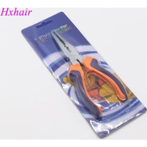 Wholesale - 10pcs No.3 Multi-Function Hair Extension Pliers / Straight Head with Teeth and Holes / Hair Extension Tools