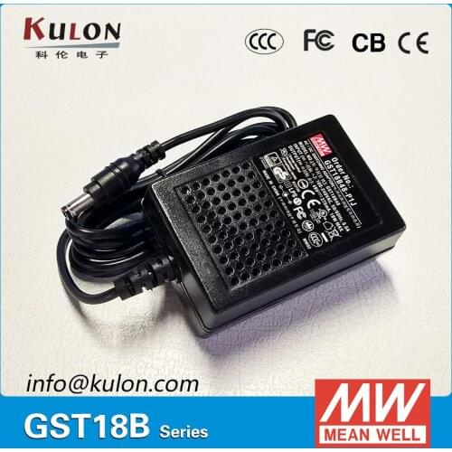 Original Meanwell GST18B07-P1J 15W 7.5V 2A MEAN WELL desktop Adaptor Output Interface 5.5mm*2.1mm Power Supply