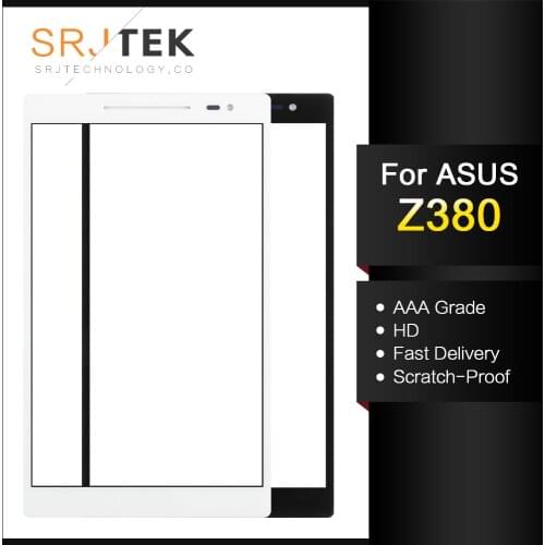 Front Glass For Asus Zenpad 8.0 Z380 Z380C Z380M Z380KL Outer Panel Tablet Replacement Parts Without Digitizer Not Touch Screen
