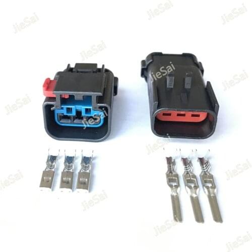 Headlight Wiring Connector Pigtail FCI Apex 2.8mm Waterproof Automotive Plugs 3 Pin 54200308 54200312 Female Male