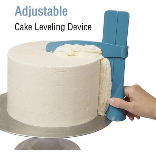Adjustable Turning Fondant Cake Cream Sugar Leveling Device DIY Bakeware Cake Cream Scraper Spatula Decorating Tools