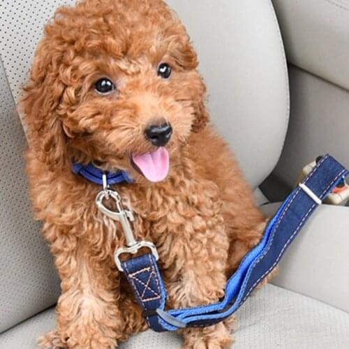Adjustable Leash Dog Car Seat Belt Pet Seat Vehicle Seat Belt Harness Lead for Small Medium Dogs Pet Puppy Dog Accessories