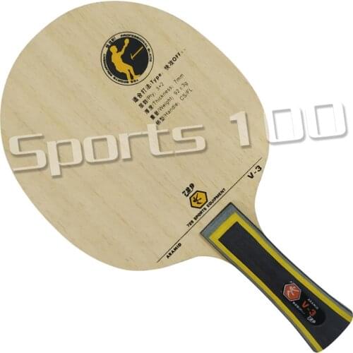RITC 729 Friendship V-3 (V3, V 3) Wooden Arylate-Carbon OFF++ Table Tennis carbon Blade for PingPong Racket