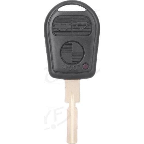 3 Buttons Key Shell For BMW E31 E32 E34 E36 E38 E39 E46 Replacement Fob PG901A