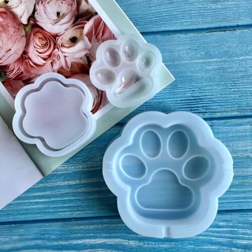 Diy Glue Drop Mold Cat Claw Storage Box Silicone Mold