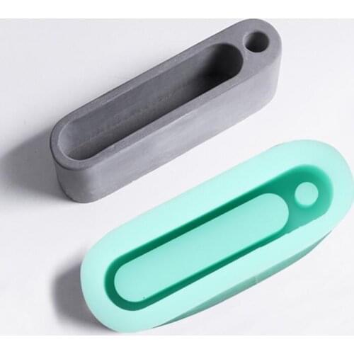 SN0030 silicone molds business card Cement concrete resin molds home decoration handmade Cement card display stand mould