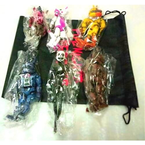Lightening Movable Joints Midnight Toy Bear Action Figure Toys Foxy Chica PVC Model Dolls Kids Brinquedos Gift