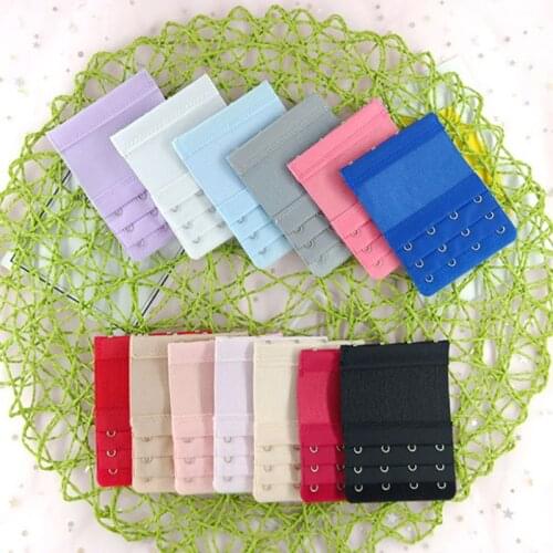 3 Rows 4 Hooks Bra Extenders Strap Buckle Extension Bra Strap Extender Sewing Tool Intimates Accessories for Women Bra Strap