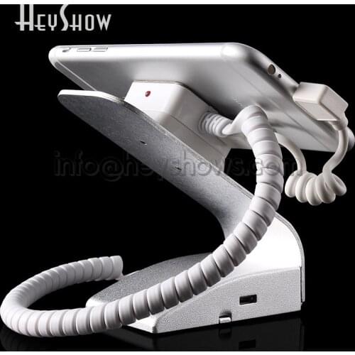Mobile Phone Security Display Stand Iphone Burglar Alarm System Anti Theft For All Smart Phones Retail Shop Loss Prevention