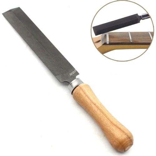 High Quality 1pcs Electric Acoustic Guitar Bass Nut Rhombus File Luthier Tool 19 cm Nut Saddle Slot Filing Repair Tool
