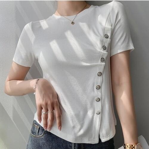 Женские укороченные футболки YUAZHOQI China At AliExpress