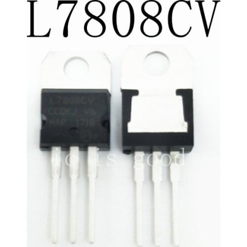 100pcs/lot NEW L7808CV L7808 TO-220 8V voltage stabilizer